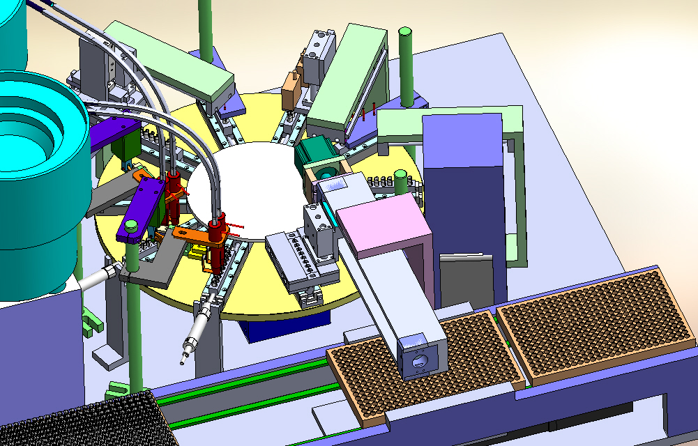 电子烟自动装配组装机含工程图sw14可编辑