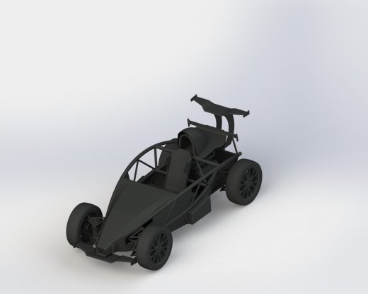 Atom原子跑车三维建模图纸 solidworks设计 附STEP缩略图
