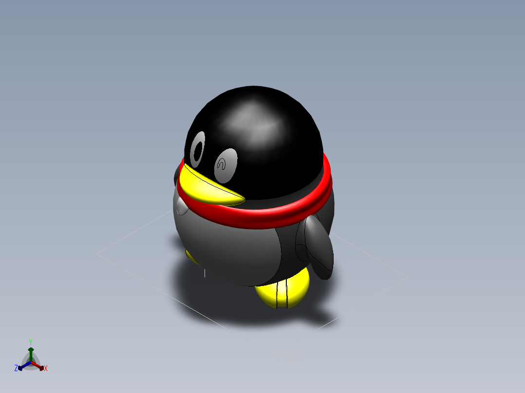 QQ3d正等轴测图