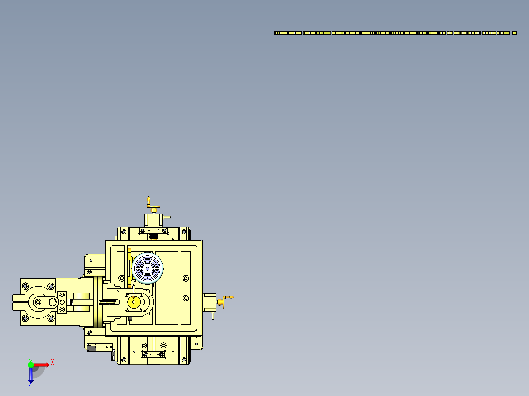 A5_小型桌面铣床SW2012俯视图