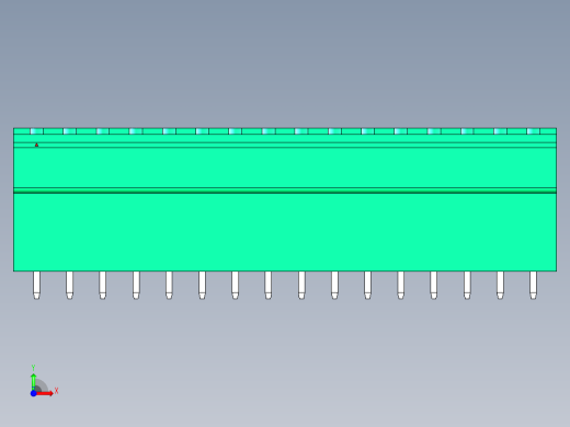 DEGSON 2EDG 系列 5.08mm 可插拔接线端子组-2EDGVH-5.08-32P-14-00AH前视缩略图