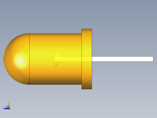 LED_Round_Amber_D5.0mm右视缩略图