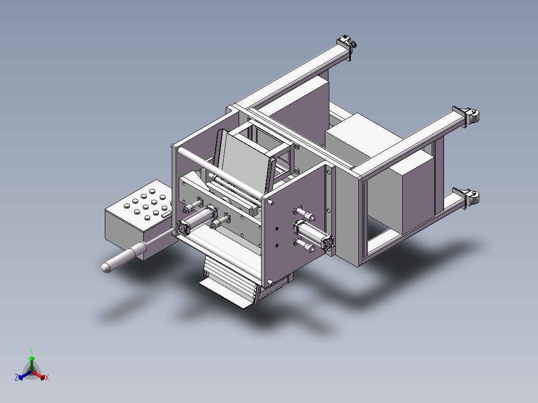 加工管道设备正等轴测图