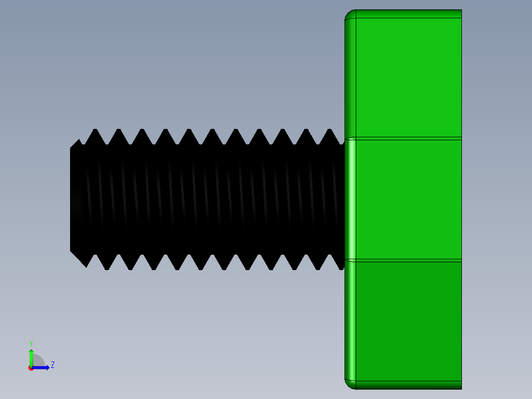 扎线带固定座左视图