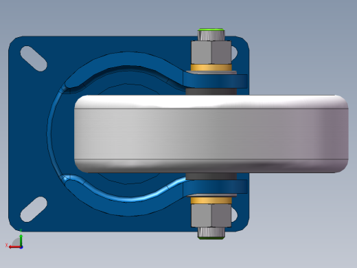 工业脚轮后视缩略图