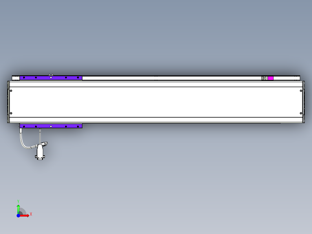 威洛博VL系列直线电机模组-VL14S3-S700前视图