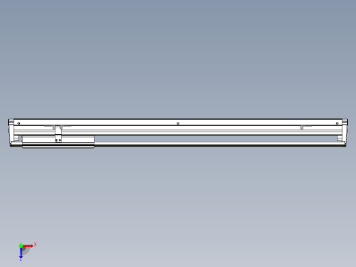 威洛博VL系列直线电机模组-VL14S3-S700俯视缩略图