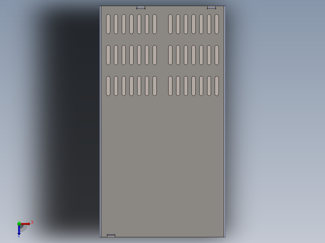 电源外壳俯视图