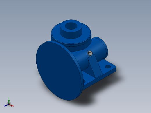 旋转磁场抛光装置正等轴测缩略图