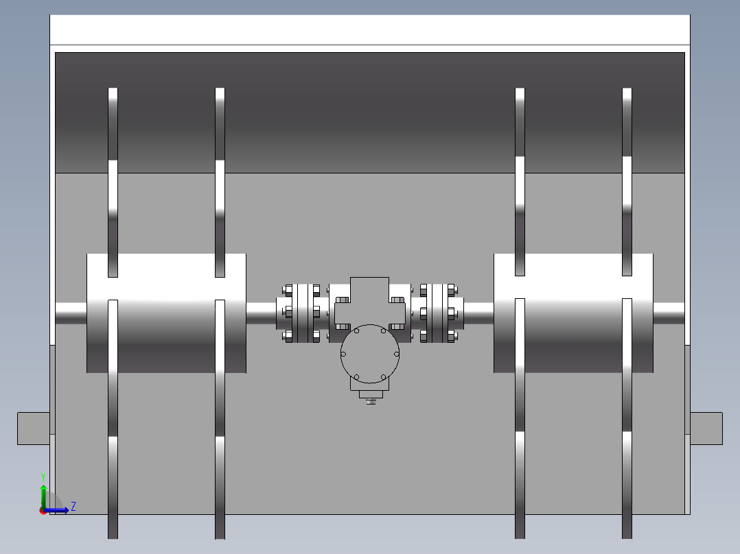 深耕机模型左视图