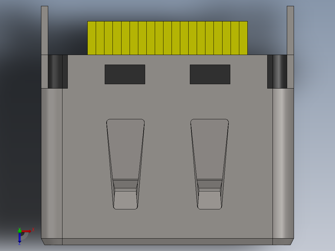 HDMI连接器 SW俯视图