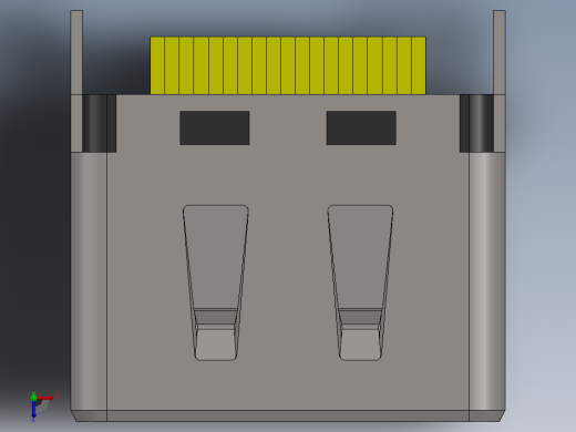 HDMI连接器 SW俯视缩略图