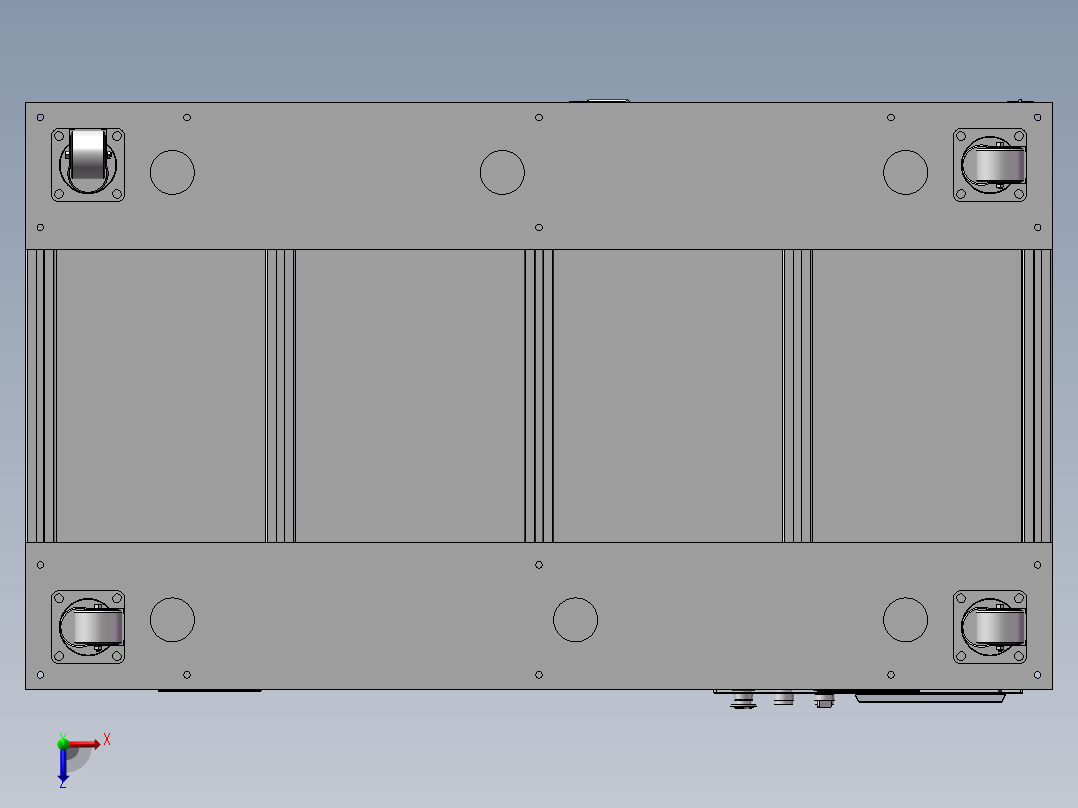 锂电池点焊机俯视图