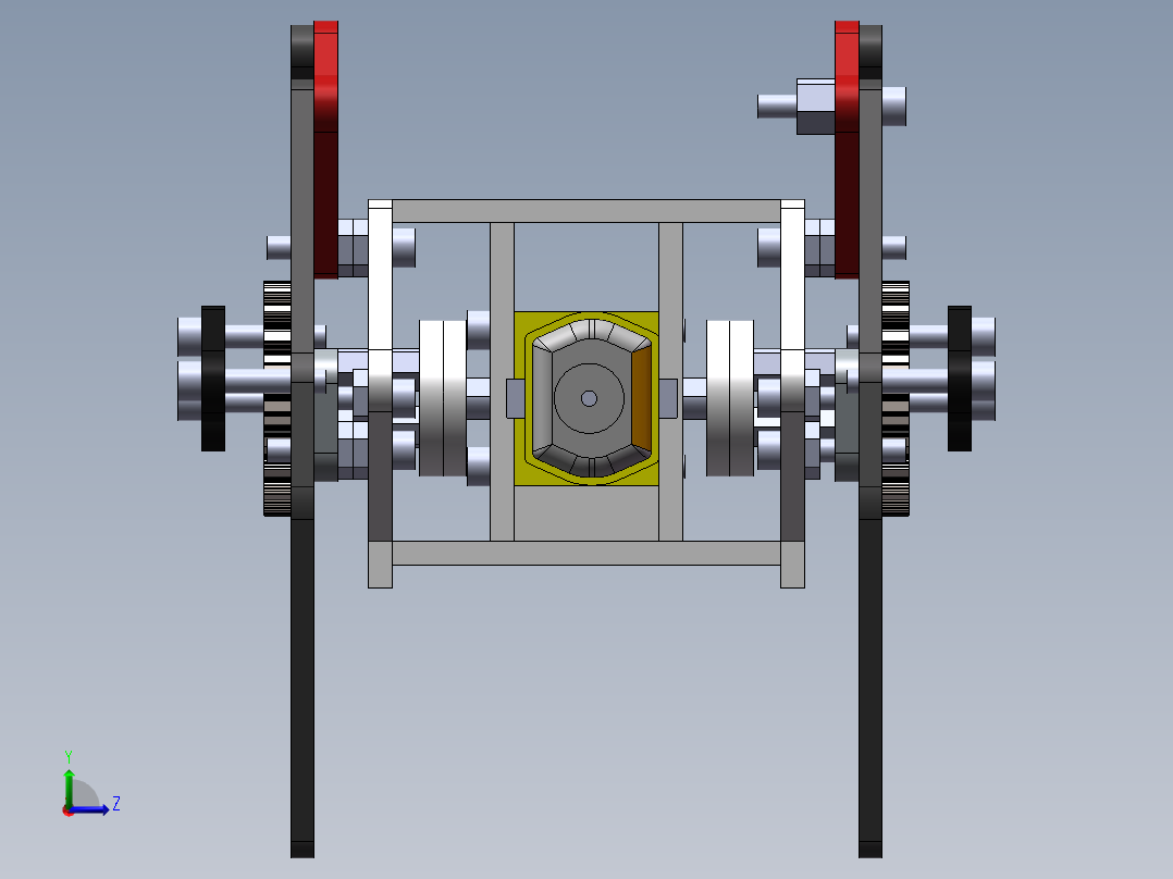 机械蜘蛛ara_a+mec_nica-Mecanismo+de+Klann左视图