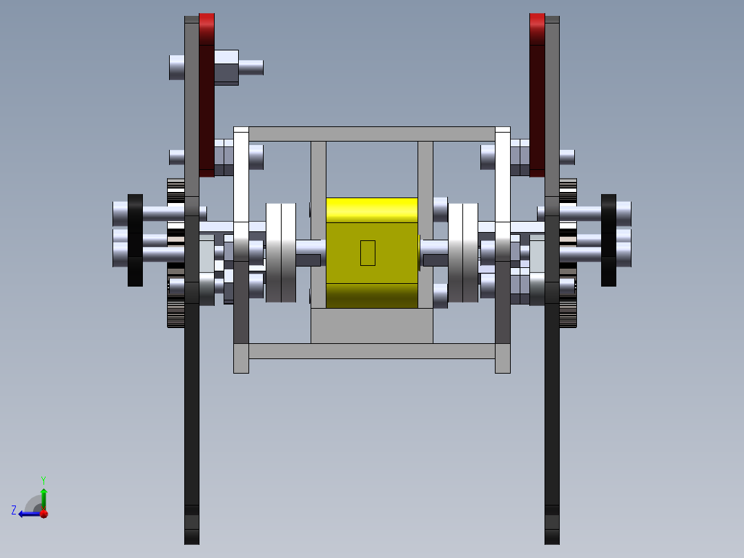 机械蜘蛛ara_a+mec_nica-Mecanismo+de+Klann右视图