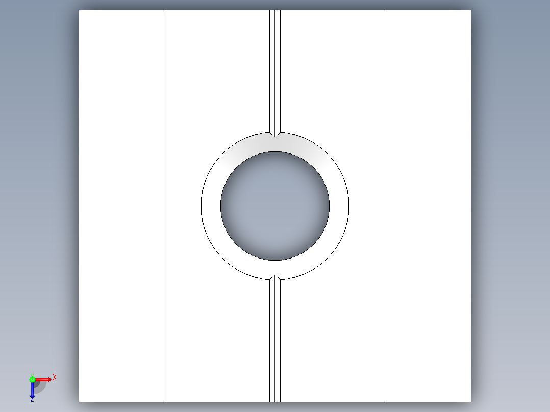 t型槽螺母俯视图