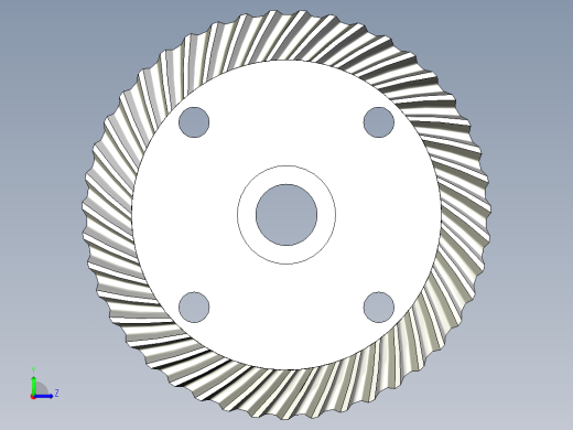 螺旋锥齿轮左视缩略图