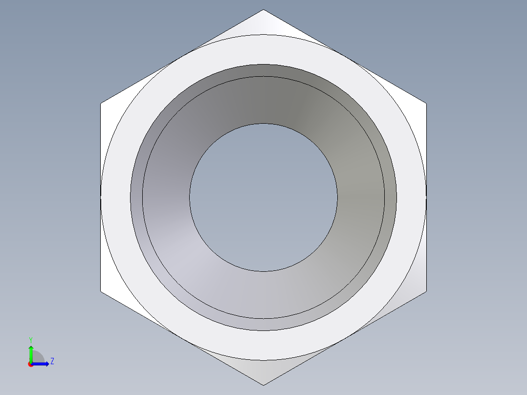 卡套式工业通用硬管接头EO_Nut_EO_24__Cone_end_M10SCFX左视图