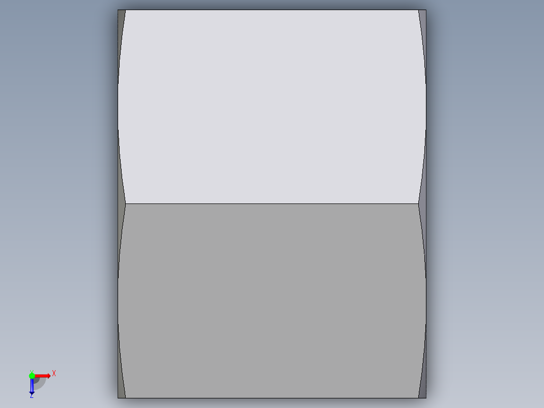 卡套式工业通用硬管接头EO_Nut_EO_24__Cone_end_M10SCFX俯视图