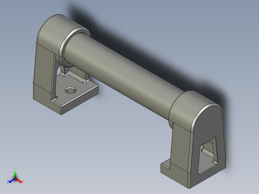 取手(鋁合金)(A)RR-3D多系列多零件图纸模型
