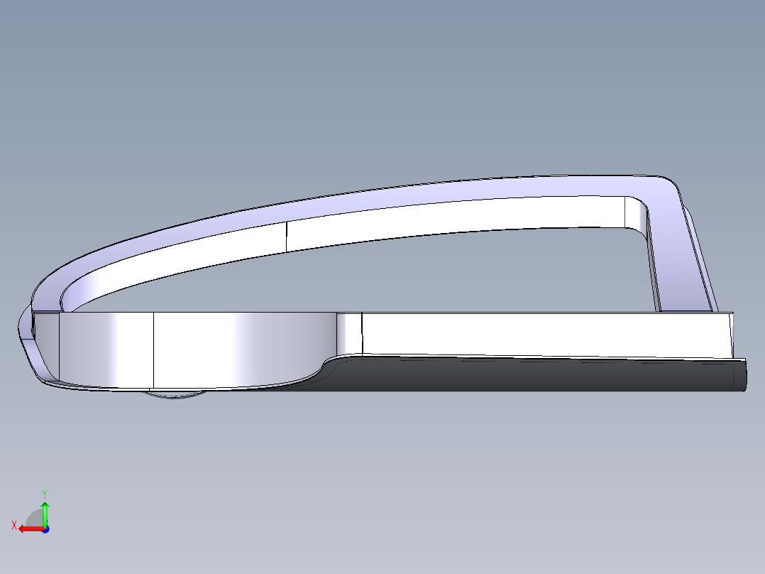 后车门形状设计--catia后视图
