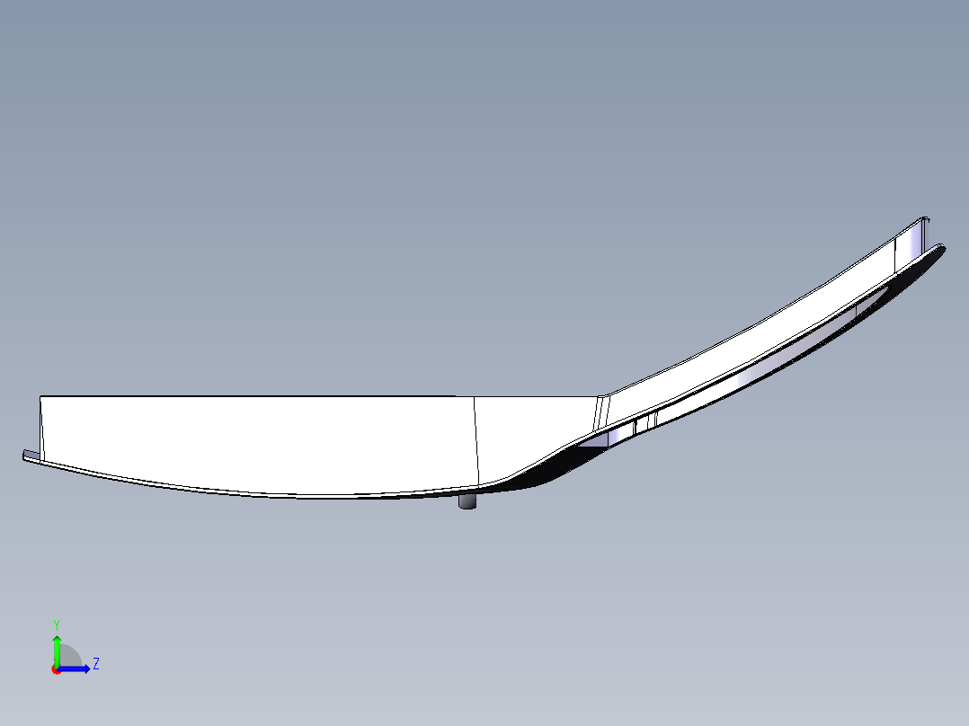 后车门形状设计--catia左视图