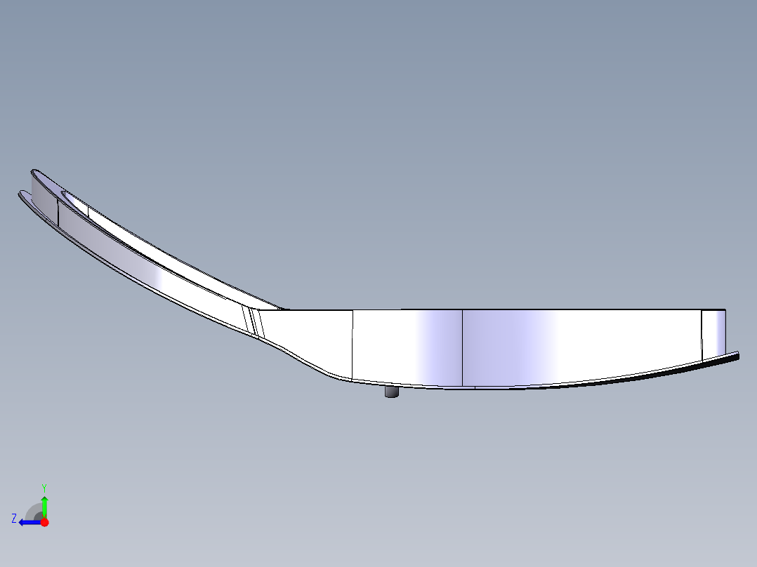 后车门形状设计--catia右视图