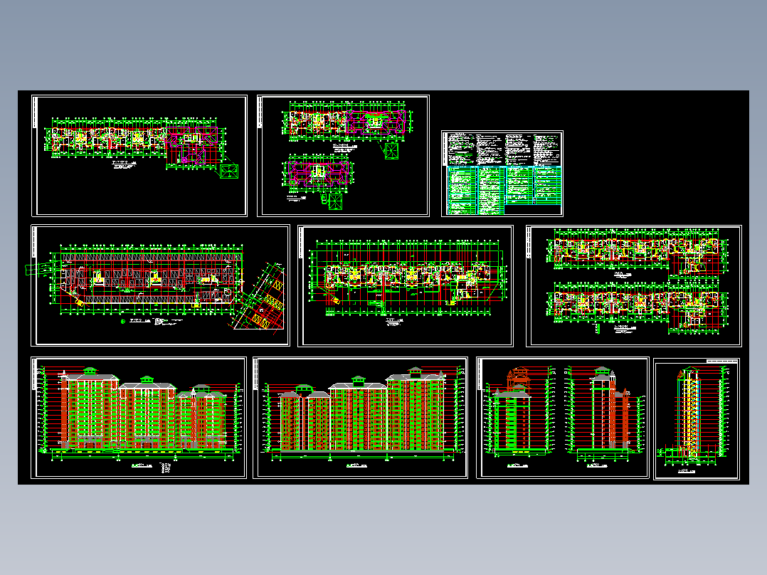 某小区住宅楼全套建筑图