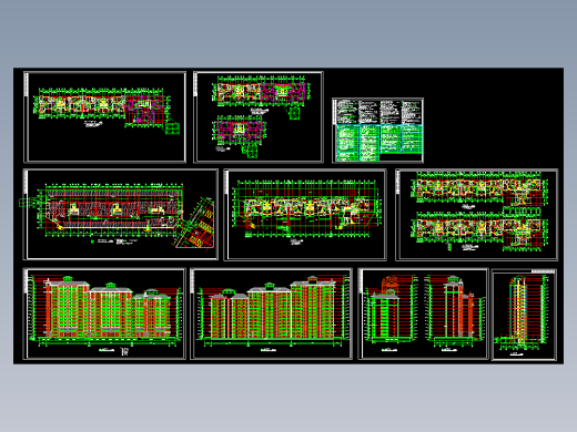 某小区住宅楼全套建筑图