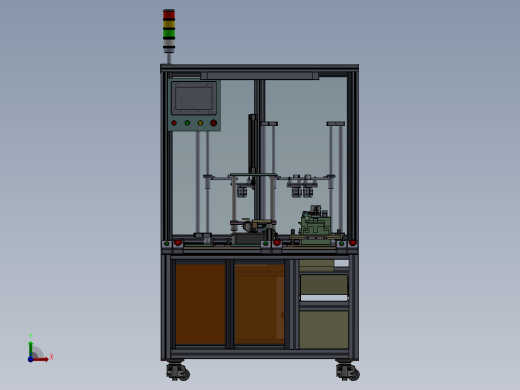 汽车大盖组装密封圈柱塞和打螺丝sw20可编辑前视缩略图