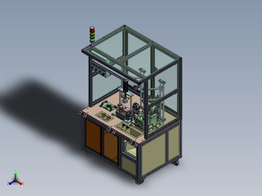 汽车大盖组装密封圈柱塞和打螺丝sw20可编辑正等轴测缩略图