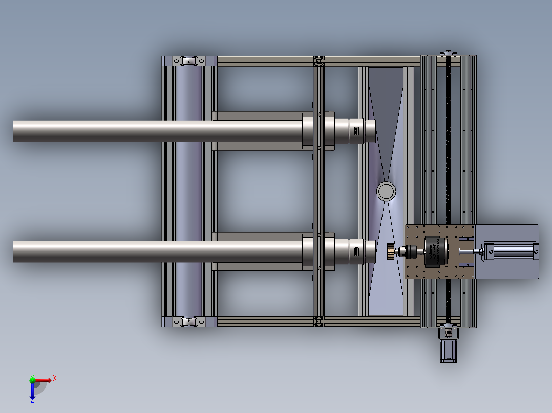 螺杆钻具内孔磨床sw18可编辑俯视图