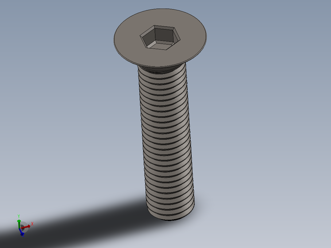 Screw_ISO_10642_M12x55_A2.SLDPRT主视图