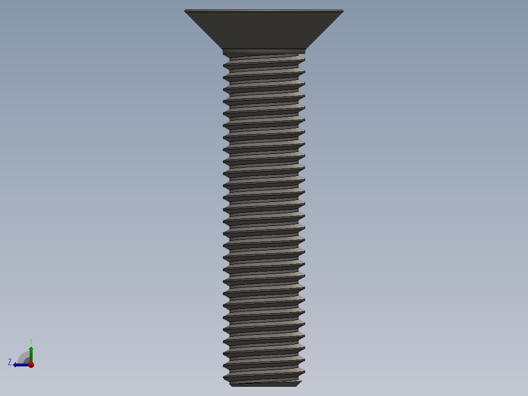 Screw_ISO_10642_M12x55_A2.SLDPRT右视图