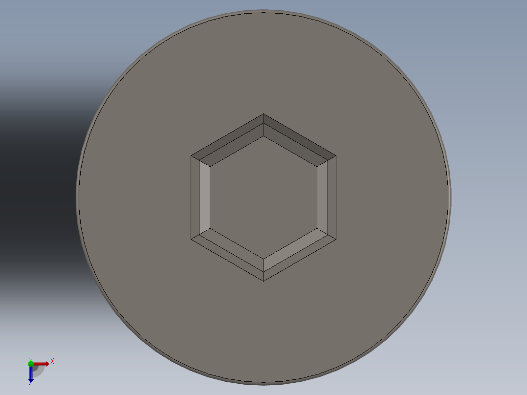 Screw_ISO_10642_M12x55_A2.SLDPRT俯视图