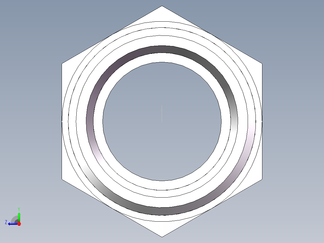 直通接头-G、1C-30右视图