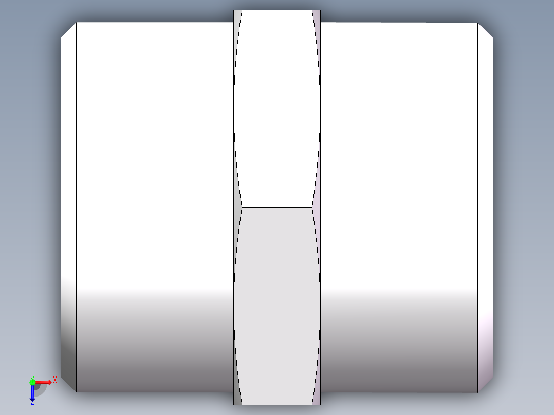 直通接头-G、1C-30俯视图