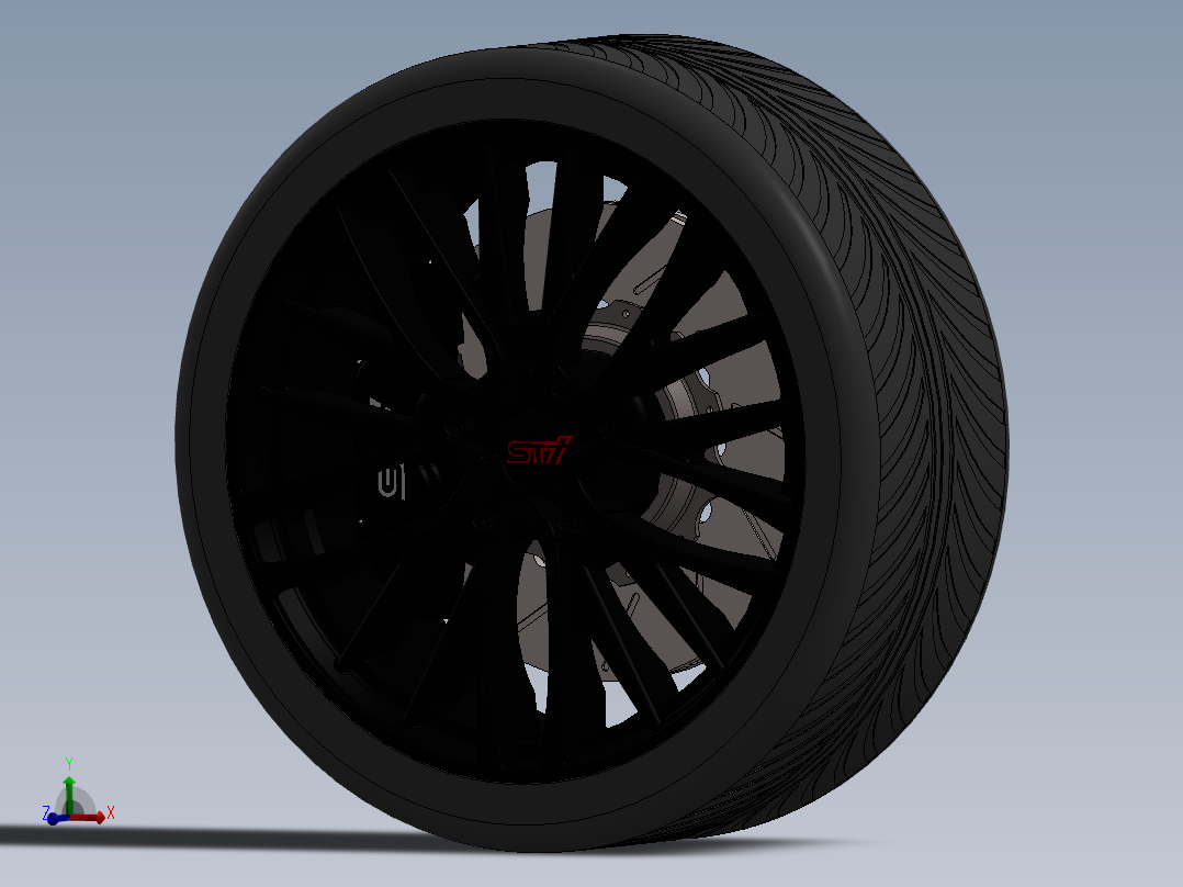 轮毂、轮胎(116)