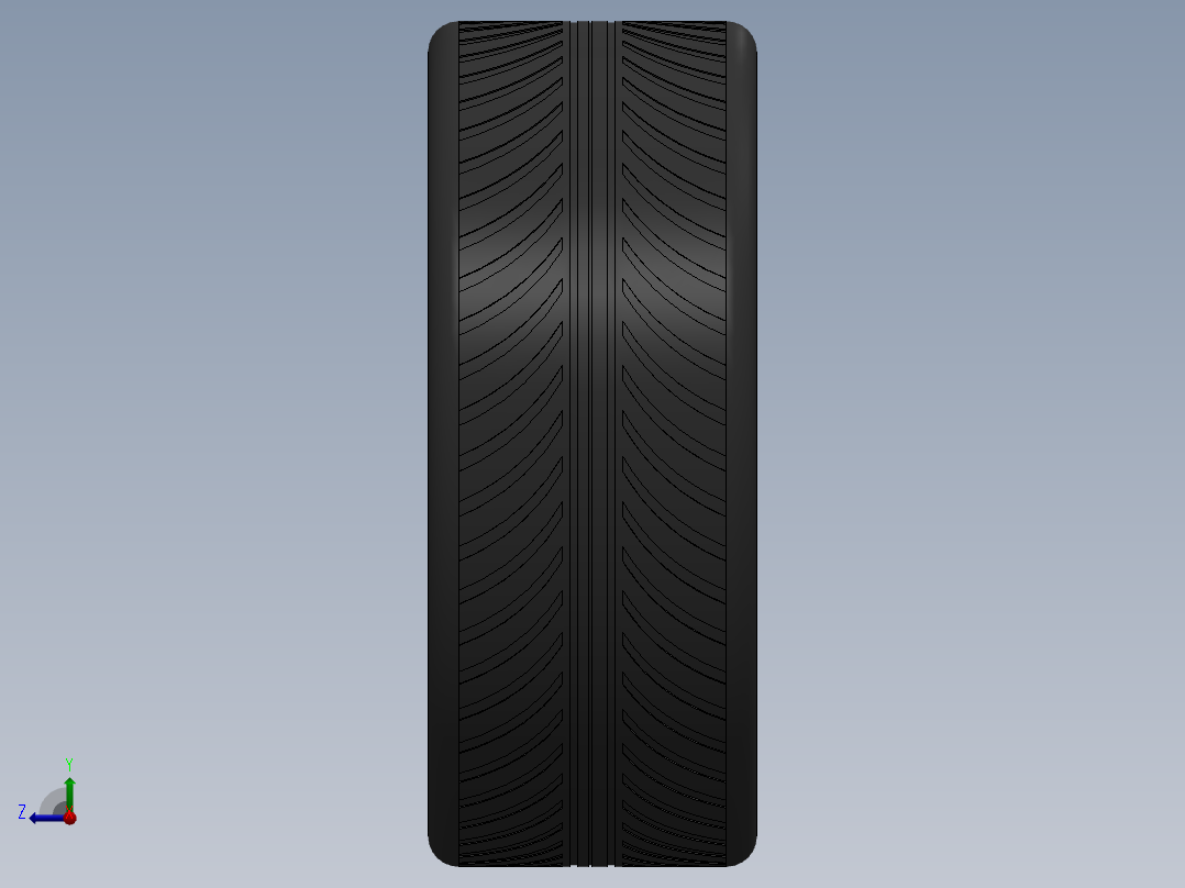 轮毂、轮胎(116)右视图