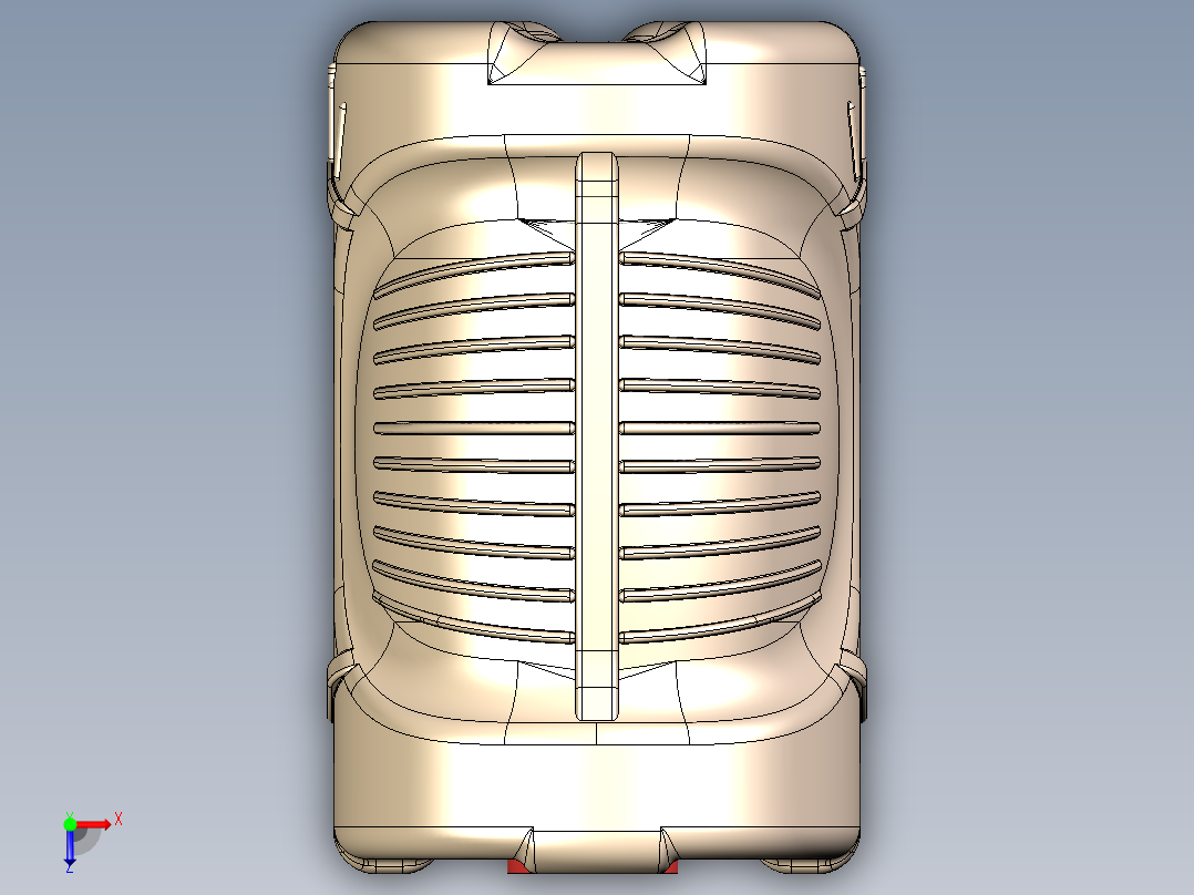 家用汽油桶俯视图