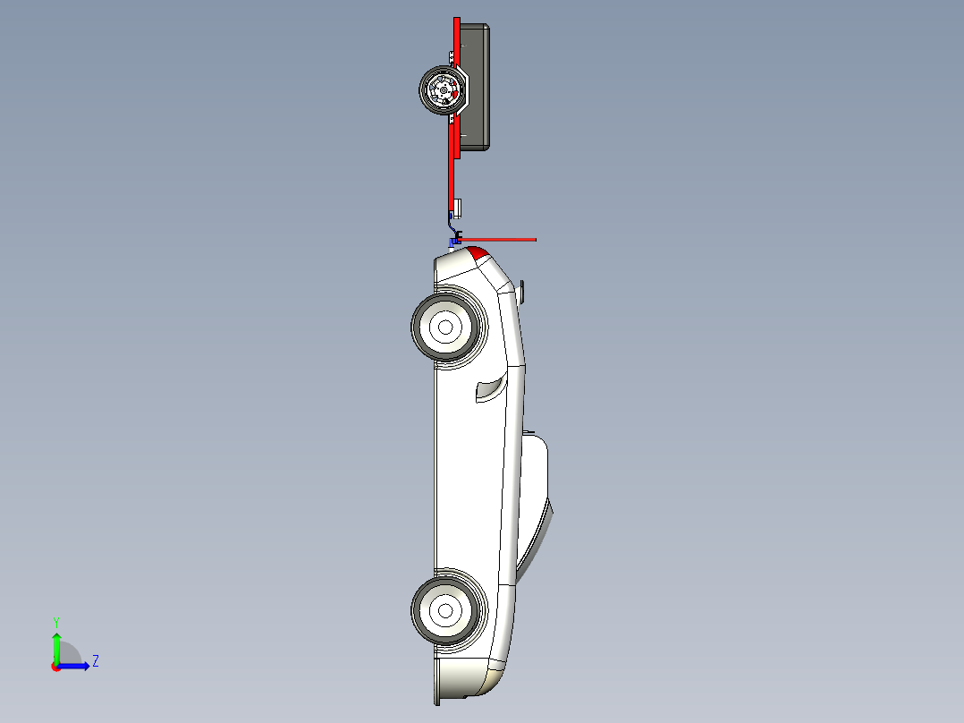 B2004364-猎鹰风洞模拟左视图