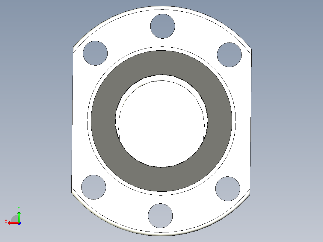 DFS2505滚珠丝杆后视图