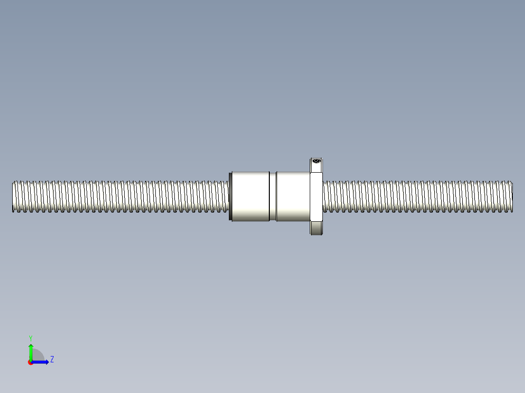 DFS2505滚珠丝杆左视图
