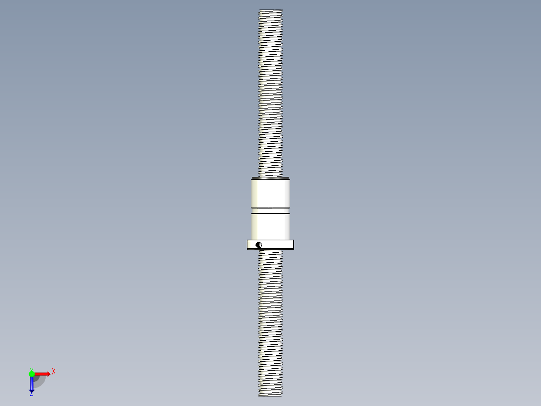 DFS2505滚珠丝杆俯视图