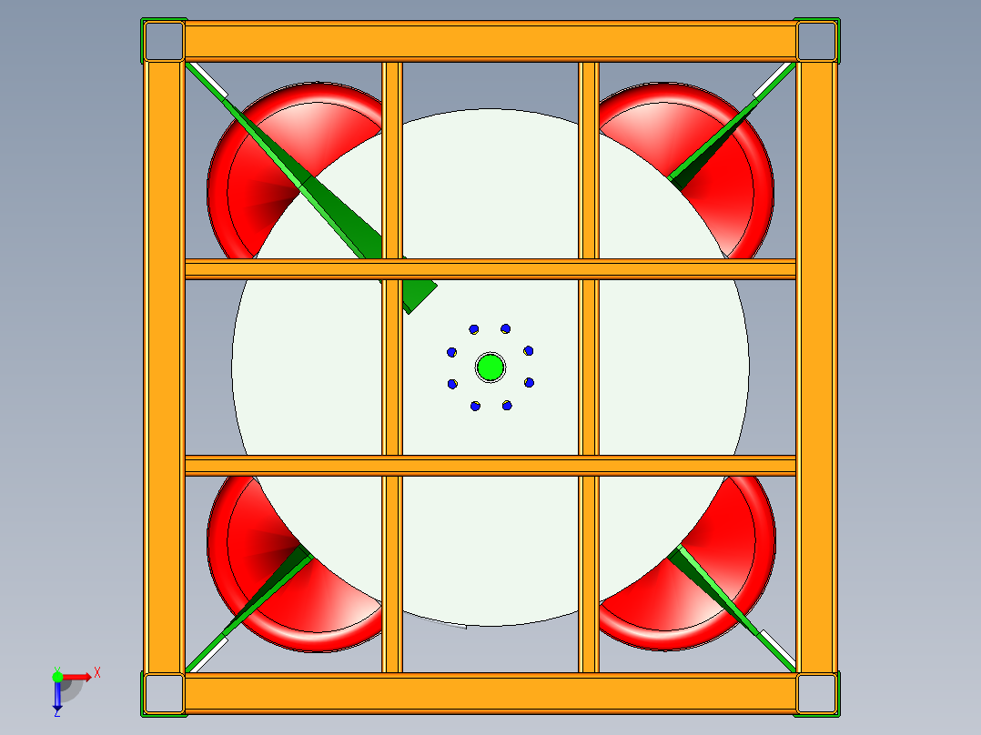 B3003512-炉子俯视图
