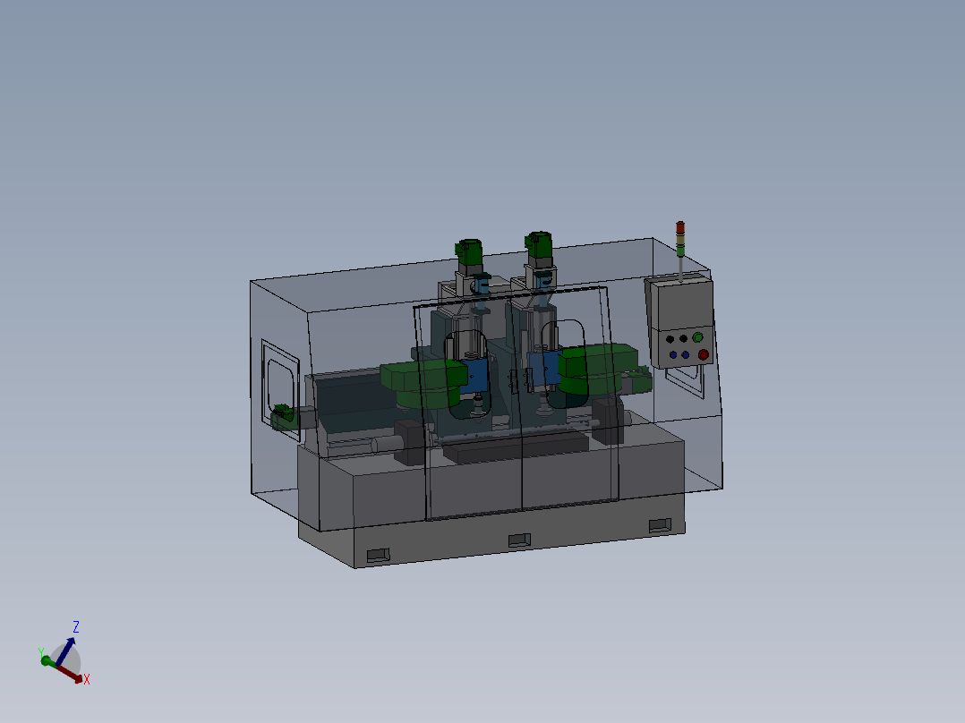 数控机床、简易热熔钻机床设备3D模型 Solidworks设计
