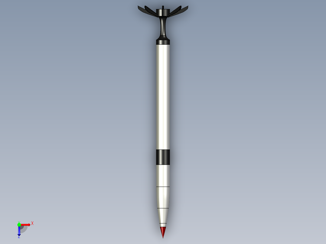 A0003149-S-5 57毫米无制导火箭俯视图