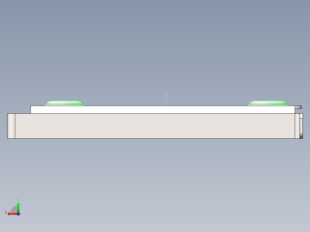 筋钣金盖后视图