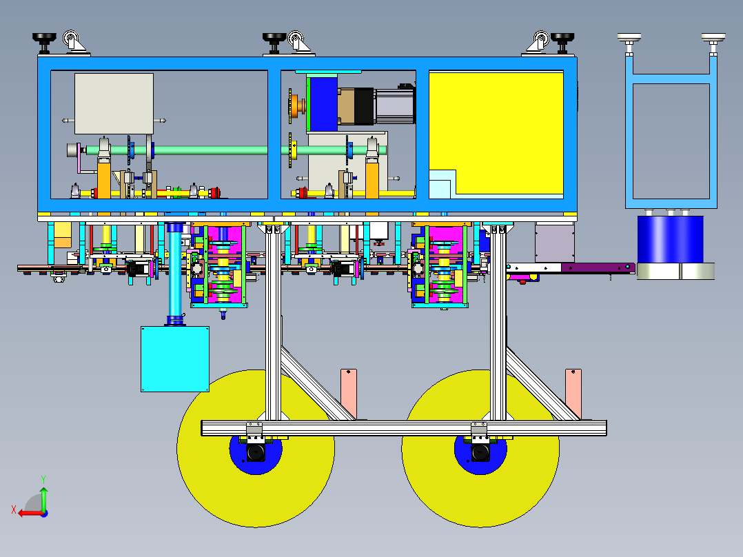 凸轮设备（HMID装配机）后视图