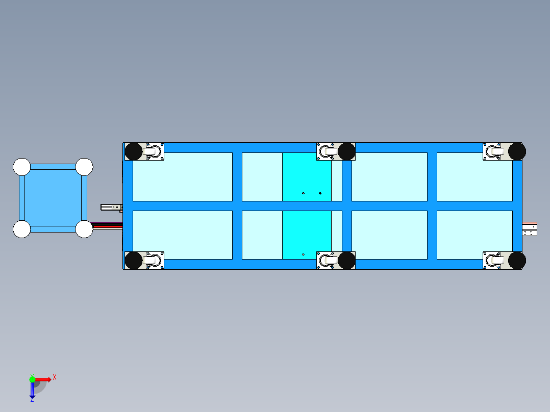 凸轮设备（HMID装配机）俯视图